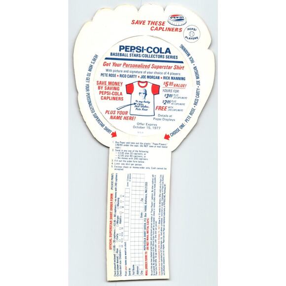 Pepsi-Cola Baseball Trading Card 1977 Jack Billingham Cincinnati Reds MLB Trade - Picture 2 of 2